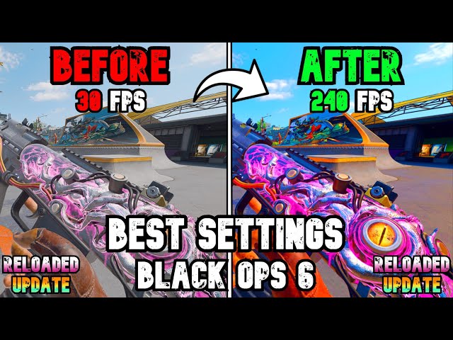 Best PC Settings for COD Black Ops 6! Reloaded (Optimize FPS & Visibility)