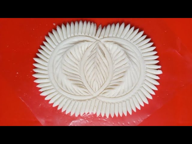 Easy nokshi pitha design || নকশি পিঠার ডিজাইন | Maeem hand work || design --51….#art