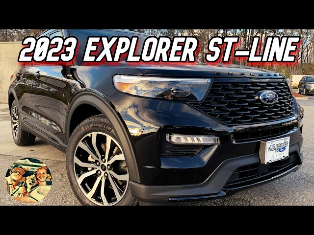 NEW 2023 FORD EXPLORER ST-LINE: Sporty & Spacious SUV- Walkaround, Startup + Interior 250A