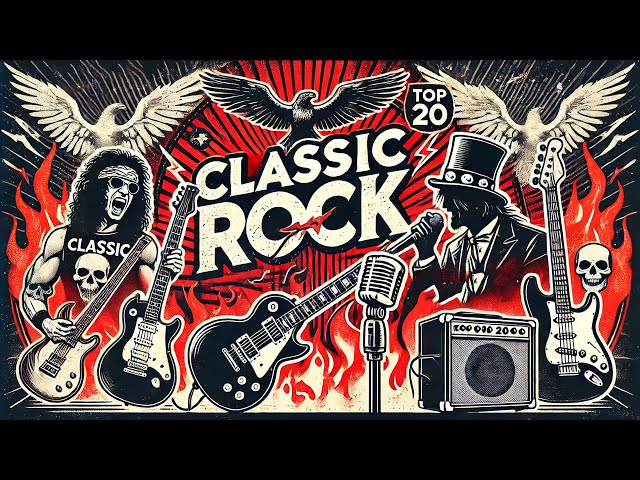 ACDC, Queen, Bon Jovi, Scorpions, Guns N Roses, Aerosmith - Best Classic Rock Songs 80's 90's