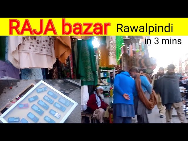 Raja Bazar Rawalpindi in 3 mins