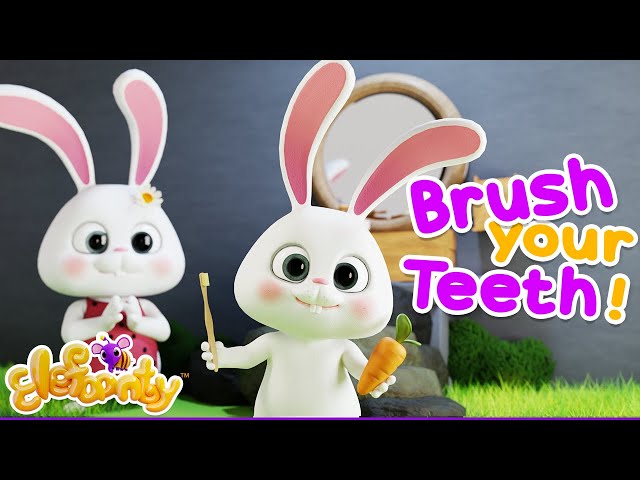 Brush your teeth with Bunny Rabbit | Elefaanty