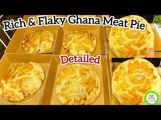 Make Meatpie like a Pro| How to make the best Ghana meat pie| Flaky Ghana meatpie recipe.