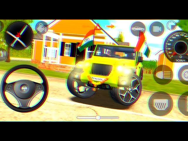 Dollar (Song) Modified Mahindra Yellow Thar😈|| Indian Cars Simulator 3D || Android Gameplay