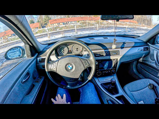 2005 BMW 3 E90 (320i 150 hp) | POV Test Drive #2313 Joe Black