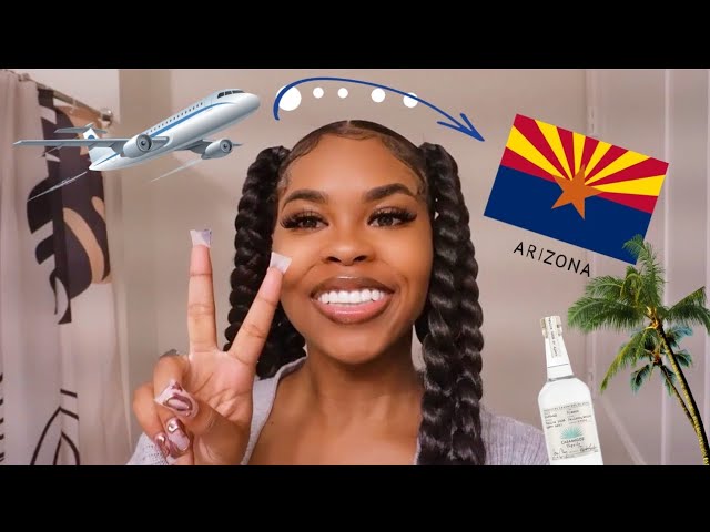 Getting Flown out for the First Time!! (; (Arizona Vlog ) bullets?!!