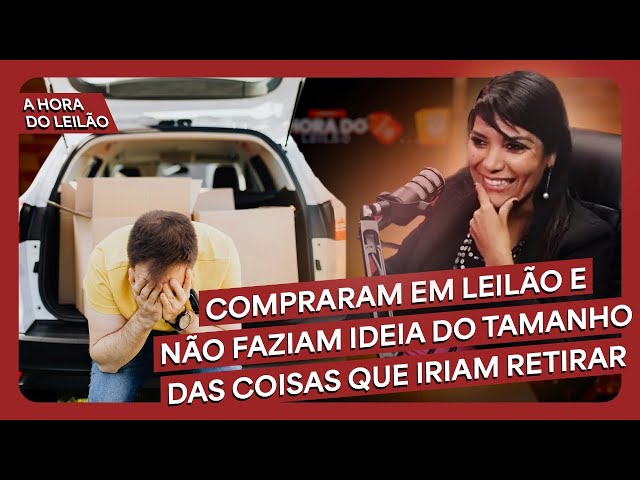 Eles compraram em leilão e não faziam ideia do tamanho das coisas que iram retirar