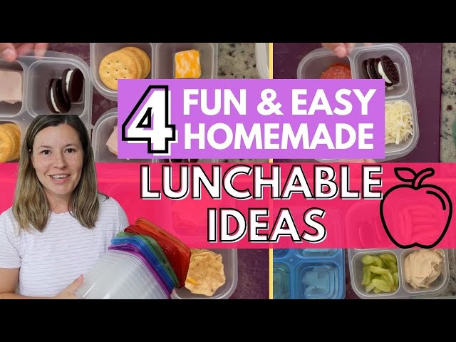 Homemade Lunchables | Lunch for Picky Eaters | Easy Lunch Ideas for Kids | Back to School | Mom hack