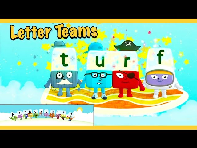 Alphablocks - Word Magic "S-UR-F" & "T-UR-F" (Yellow Level Step 10)