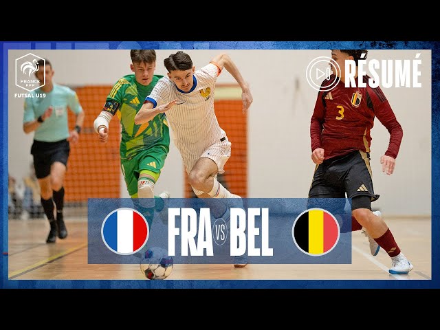 Les U19 remportent le premier acte (6-2) face à la Belgique I U19 Futsal 2024-2025