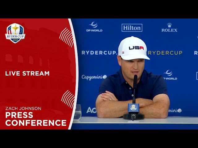 LIVE | Zach Johnson Press Conference | 2023 Ryder Cup