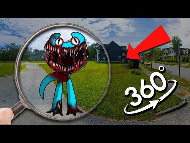 FIND Cyan Rainbow Monster - Rainbow Friends | Cyan Rainbow Friends Finding Challenge 360° VR Video