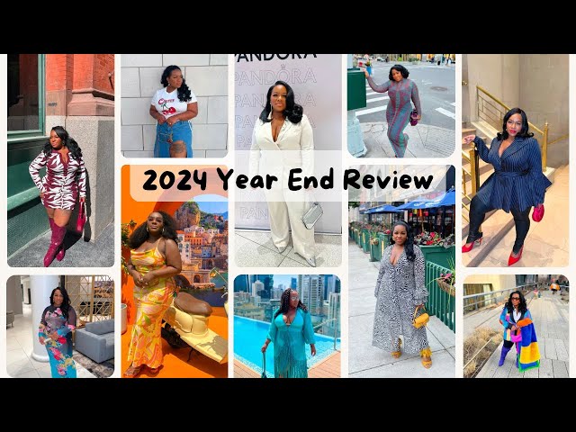 🥂 2024 YEAR END STYLE RECAP | TOP CURVY GIRL FASHION LOOKS OF THE YEAR ✨