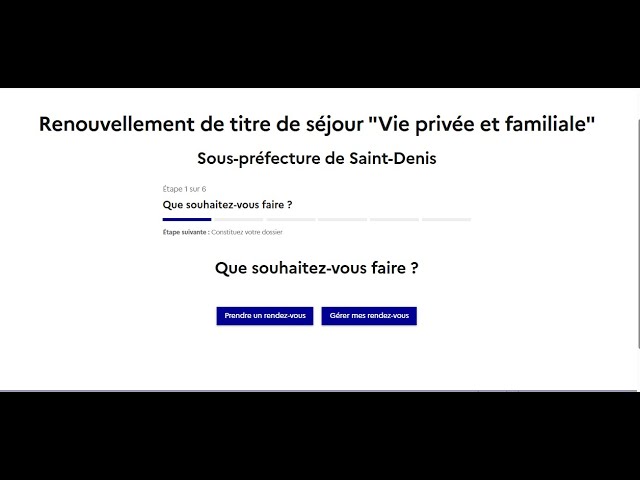 Renouvellement de titre de séjour Sous-préfecture de Saint-Denis #saint-denis #sous-préfecrure