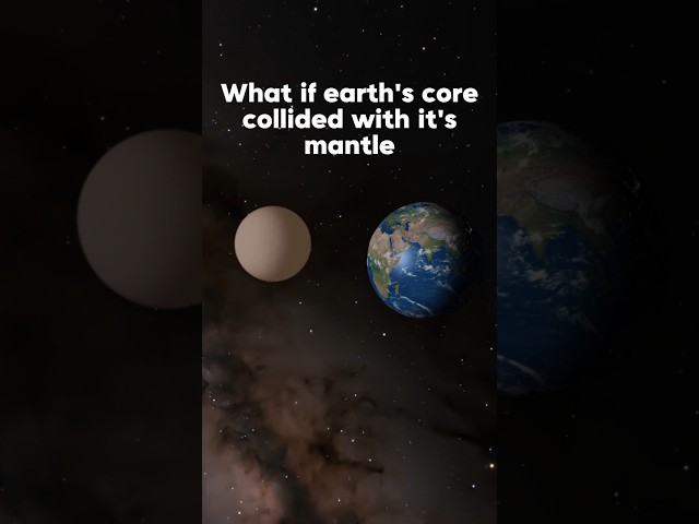 What if Earth collided with it's core? #spaceexploration #spacesim #spaceanduniverse