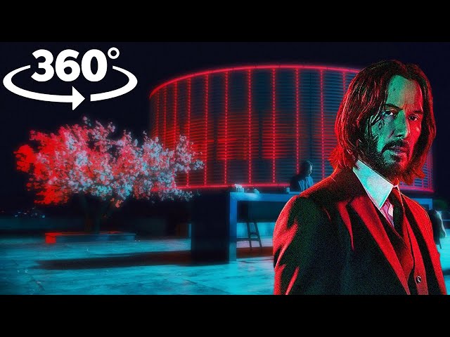 Osaka Continental Rooftop In 360° VR - Mini Mix  (From John Wick: Chapter 4)