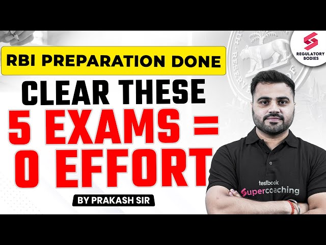 5 Exams to Target with RBI Grade B Preparation | Exams Similar to RBI Grade B Exam | Prakash Sir