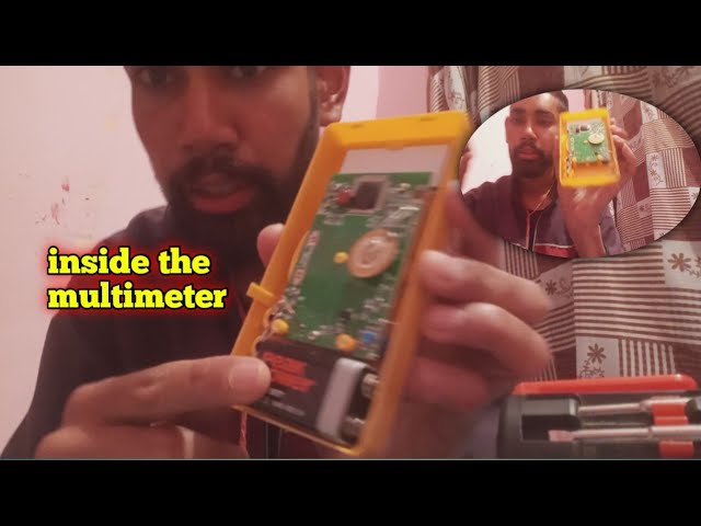 what's inside a multimeter !! Mr kullvi !! multimeter experiment!! @MRINDIANHACKER @CrazyXYZ