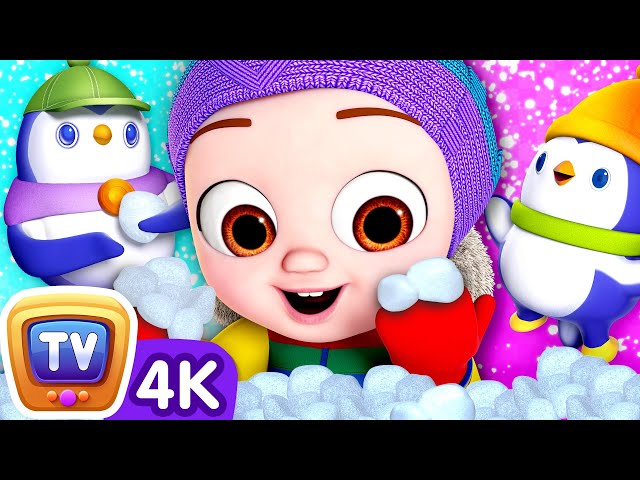 Winter Fun: Baby Taku & Friends Play in the Snow with Penguins ❄️🐧| ChuChu TV Nursery Rhymes in 4K