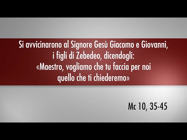 Lunedì 24 febbraio 2025 | Don Carlo Josè Seno commenta il Vangelo del giorno