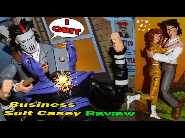 Business Suit Casey Jones & Foot Soldier Teenage Mutant Ninja Turtles NECA Review | Haulathon 2024