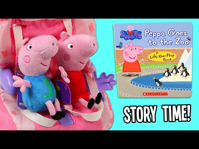 Peppa Pig Road Trip to the Zoo Story Time!