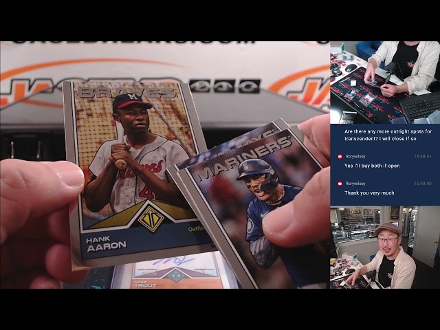 W, 01.29.25 || 2024 Topps Transcendent Baseball Case Break #5 *RANDOM HIT*