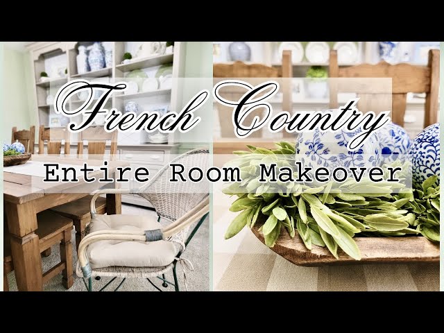 100% Thrifted French Country Dining Room Makeover On a Budget