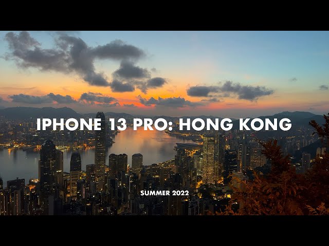 iPhone 13 Pro Cinematic 4K: Hong Kong Summer 2022