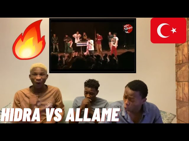 NIGERIANS REACTING TO HIDRA vs ALLAME FREESTYLE | Türkçe rap reaksiyon | (Türkçe altyazı)