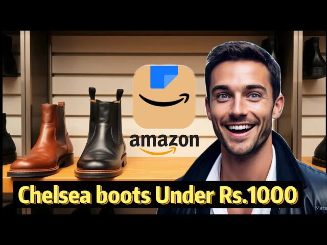 Best  Budget Chelsea Boots Under ₹1000 for Men