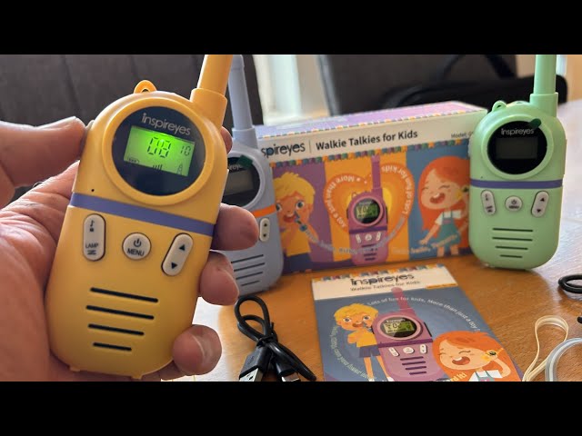 Review - Inspireyes Rechargeable Walkie Talkies