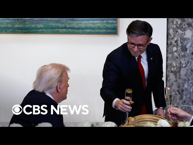 Luncheon toasts for President Trump