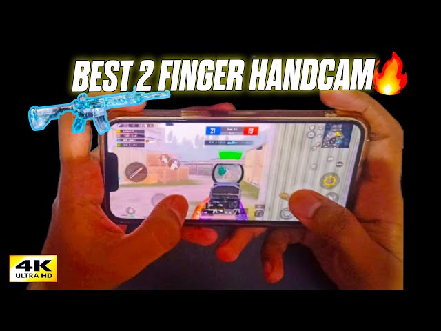 🔥Best 2 Finger HANDCAM | iPhone 13❤️!!BGMI PUBG MOBILE TEST 2025