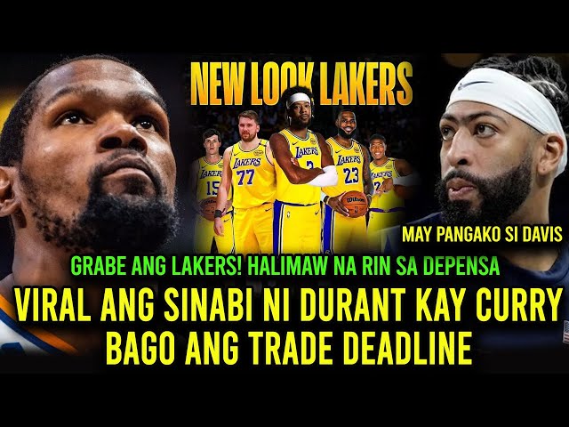 ANO ANG IBIG SABIHIN NI KD? VIRAL ANG PAG-UUSAP NI DURANT AT CURRY SA DEADLINE! MAS MAMAW NA ANG LA!