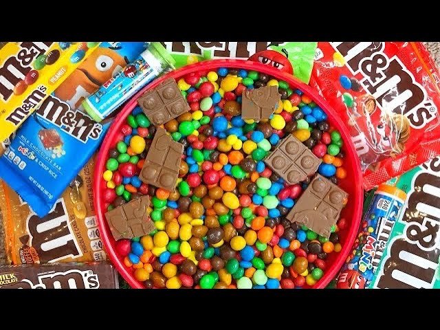 🤩 COMPILATION 15 Min Satisfying Unpacking New American M&M's Candy and Chocolate