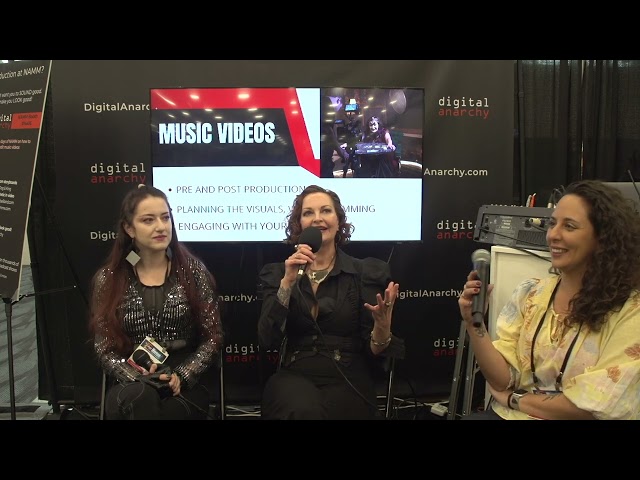 Aesthetics of Music Videos & Building a Band's Brand: NAMM 2025 talk Margarita Monet/Angela LaFlamme