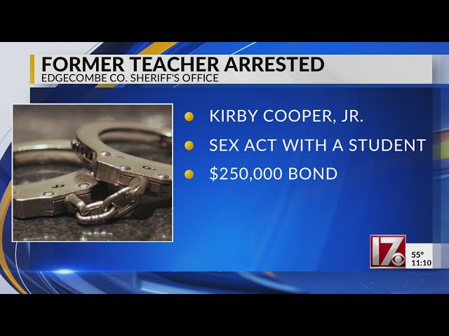 Former Edgecombe County teacher accused of sexual relationship with student