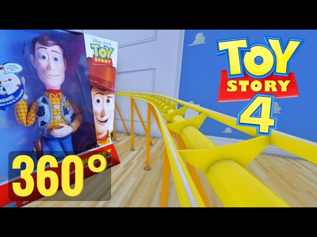 [360 VR video] Disney Pixar Toy Story 4 Roller Coaster 360° Google Daydream PSVR