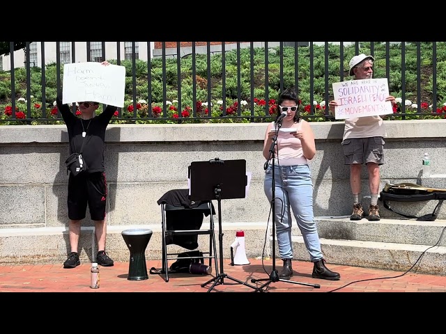 Speech by Idan - IT'S TIME peace Rally in Boston