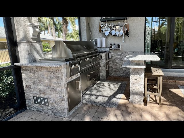 DIY Outdoor Kitchen Tour | We Built An Outdoor Kitchen