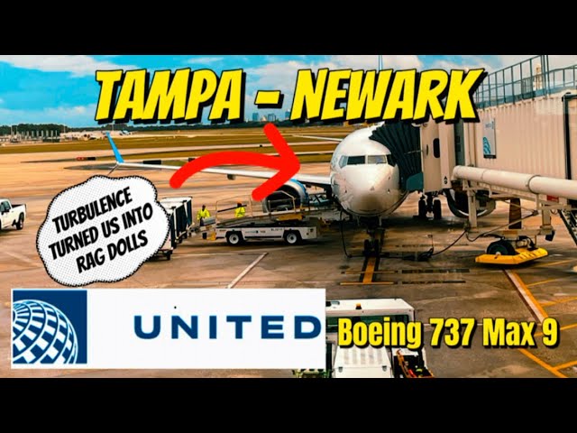 Flying From Tampa To Newark On a United Airlines Boeing 737 Max 9!