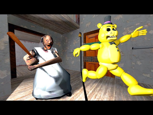 The Evil Granny Granny Doesn't Let Us Escape in Garry's Mod