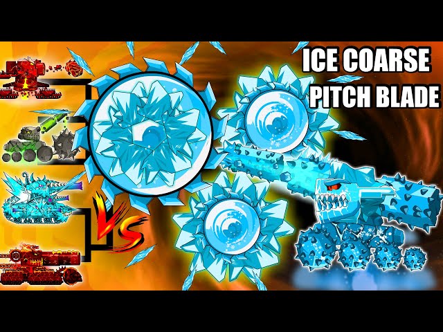 ICE BIG ROTATION | WW1 Trench Cutter | ARENA TANK CARTOON