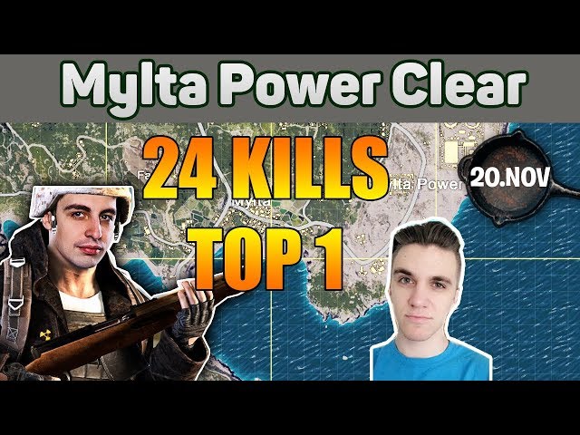 Mylta Power Clean Up - Shroud and Chad 24 Kills DUO FPP [NA] - PUBG Highlights Top 1 #11