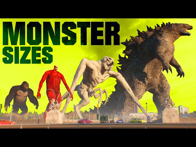 👹 MONSTER SIZES ► First person view