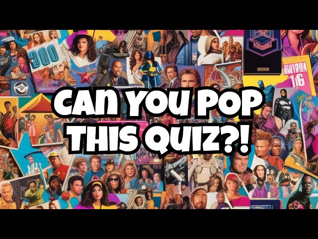 Test your skills with this POP Culture quiz