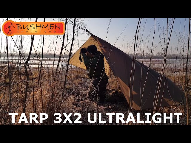 Tarp 3x2 ultralight - a 300g leave no trace shelter.