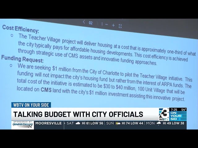 Saturdays with the City: Talking city of Charlotte budget