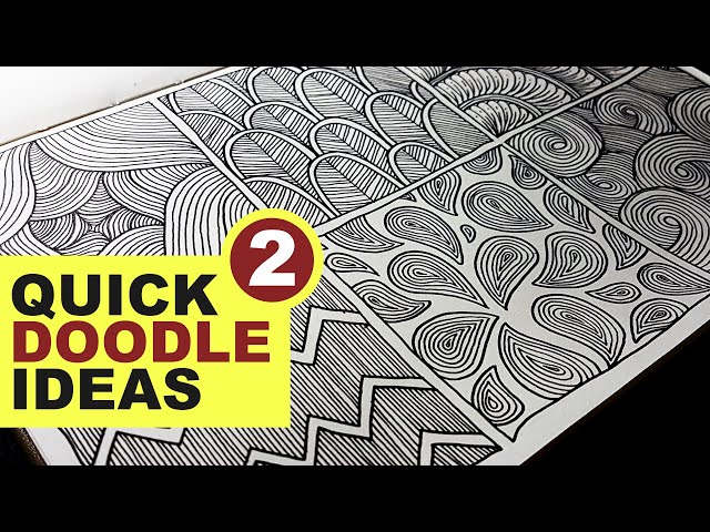 Quick Doodle Art Ideas For Beginners | Part 2